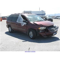 2002 - CHRYSLER TOWN AND COUNTRY