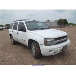 2002 - CHEVROLET TRAIL BLAZER