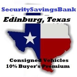 Edinburg, Texas SECURITY SAVINGS BANK vehicles listed below