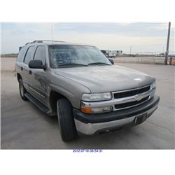 2002 - CHEVROLET TAHOE