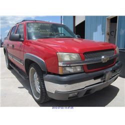 REMOVED- 2004 - CHEVROLET AVALANCHE