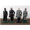 Image 1 : 4 CAST IRON CIVIL WAR FIGURES ROBERT E LEE