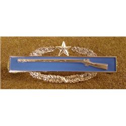 U.S. COMBAT INFANTRYMAN BADGE W/ 5 POINTED STAR