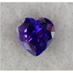5.18ct Natural Gemstone Purple Color Heart Shaped