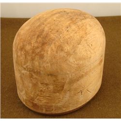 1920'S GERMAN WOOD HAT BLOCK-OWNER SIGNED 23-666