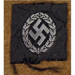 NAZI SWASTIKA IN WREATH PATCH