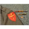 Image 3 : WWII US Marines Uniform Jacket, Pants, Cap, 1942