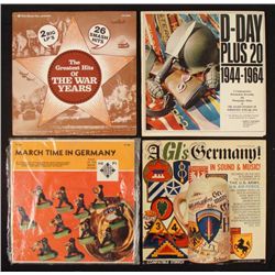 4 LP'S WWII ERA GREATEST HITS OF WAR YEARS DDAY PLUS 20