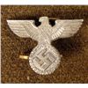 Image 1 : RARE EARLY NAZI COFFEE CAN HAT EAGLE INSIGNIA