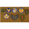 Image 1 : COLLECTION OF 8 US PATCHES TH, 6TH,8TH AF-AA-1 DIVISION
