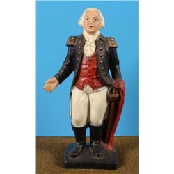 VINTAGE CAST IRON STATUE OF GEORGE WASHINGTON