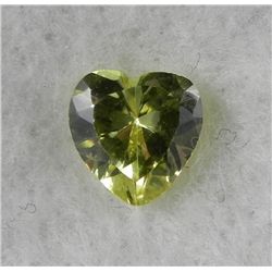 3.25ct Natural Gemstone Yellow Color Heart Shaped