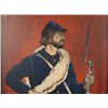 Image 3 : 2 VINTAGE CIVIL WAR PAINTINGS UNION CONFEDERATE OFFICER