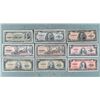 Image 1 : 9 Diff Early Cuban 1949-1960 Currency Paper Money