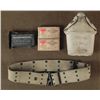 Image 1 : U.S. MILITARY GI LOT-WEB BELT-CANTEEN & COMBAT BANDAGES