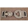 Image 3 : TWO PIECE CIVIL WAR VETERAN'S CONFEDERATE BELT PLATE