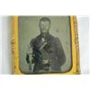 Image 1 : ET0523120032 TIN TYPE. CIVIL WAR SOLDIER W/ SWORD 3.5
