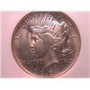 Image 1 : 1921 Peace Dollar MS63 NGC