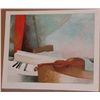 Claude Gaveau, Piano, Signed Lithograph