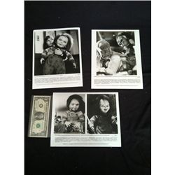 3 CHILD'S PLAY 2 & 3 CHUCKY ORIGINAL PUBLICITY SHOTS