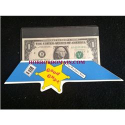 CHILD'S PLAY CHUCKY GOOD GUYS SHERIFF STICKER