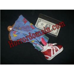 CHILD'S PLAY BRIDE SEED OF CHUCKY COMPLETE SCREEN USED LEG
