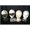 Image 1 : 4 STYRO FOAM MASK DISPLAY HEADS