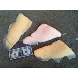 3 SILICONE SKIN PIECES HORROR PROPS