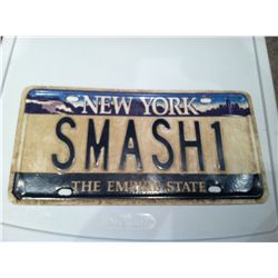 HULK SMASH NEW YORK LICENSE PLATE MOVIE PROP