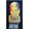 Image 1 : HEAD NECK RIGID FOAM SCULPTING BUST ON STAND HORROR PROP