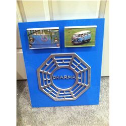 LOST SCREEN USED FRONT LOGO FROM THE DHARMA INITIATIVE VW VAN