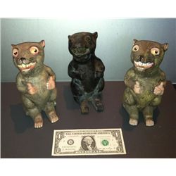 3 RAT CREATURE SCULPTURES & CASTING HORROR PROPS