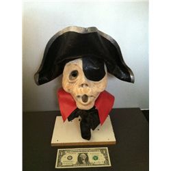 PIRATE SKULL ANIMATRONIC HEAD HORROR PROP 2