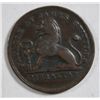 Image 1 : 1820 GILBRALTER TWO QUARTOS ( JAMES SPITTLES ) COPPER COIN