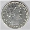Image 1 : 1900S  Barber half $  XF/AU  An interesting coin. marks on  lower neck