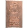 Image 2 : COPPER LOT: 8 OZ COPPER BAR, & 5 1 OZ COPPER ROUNDS