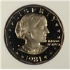 Image 2 : 1981-S Susan B Anthony Dollar T-2 NGC PF68 UC