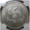 Image 3 : 1875-S TRADE DOLLAR NGC UNC, CLEANED, NICE MS62  COIN LIGHTLY CLEANED