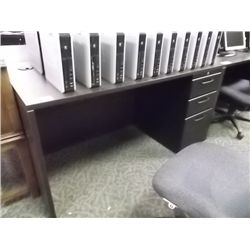 NIGHTSHADE 60  X 30  SINGLE PEDESTAL DESK