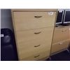 Image 1 : BIRCH 4 DRAWER LATERAL FILE