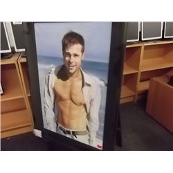 FRAMED PICTURE "BRAD PITT"