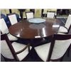 Image 1 : MAHOGANY DINING SET WITH 8 CHAIRS