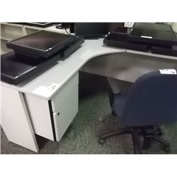 GREY 6'X6' CORNER WORKSTATION