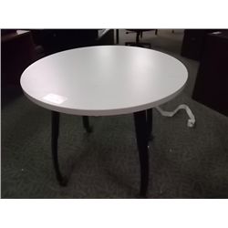 TEKNION GREY MATRIX 36  ROUND MOBILE TABLE