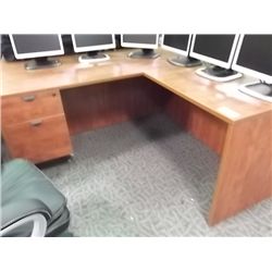 AUTUMN MAPLE CORNER COMPUTER DESK (S2)