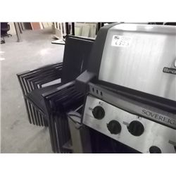 2 BROIL KING BARBECUES & APROX 20 MISC. PATIO