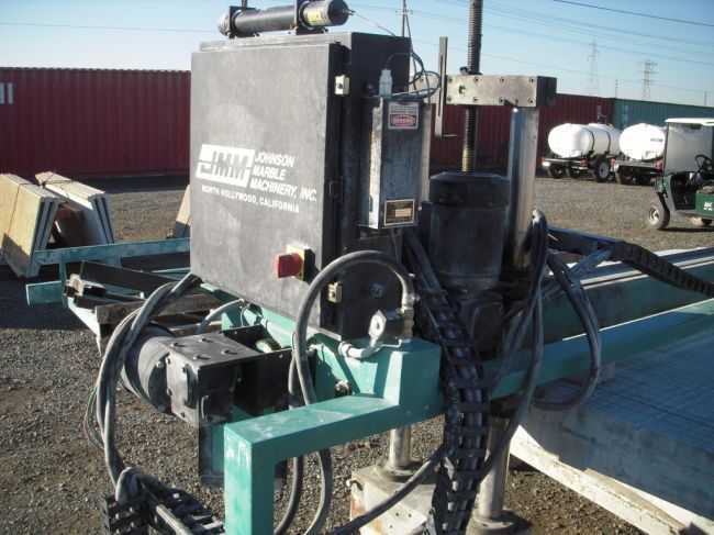 Johnson Marble Machinery B300 Stone Cutting Bridge Saw