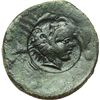 Image 2 : Greek.  Sicily.   Hemilitron, 425-406 B.C. Obv.: Eagle standing right on hare. Rev.: Crab. Counterma