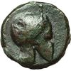 Image 2 : Greek.  Sicily. Entella.  Hexas (?), circa 345-338 BC. Obv.: Horse galloping right. Rev.: [ENTE??]. 