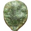Image 2 : Greek.  Sicily. Selinunte.  Cast hexas, circa 440-425 BC. Obv.: Head of Sileno facing. Rev.: Leaf an